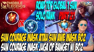 PART #21 SUN AWE MASK VS COURAGE MASK MANA YANG LEBIH BAGUS BOZ ?