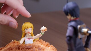 [Bakemonogatari] กระบวนการผลิตแอนิเมชั่นสต็อปโมชันของชิโนบุ โอชิโนะ กินโดนัท [Animist]