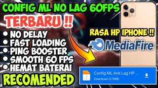 New! Config ML Smooth 60Fps + Ping Speed In Game & No Patah Patah | Mobile Legends Bang Bang