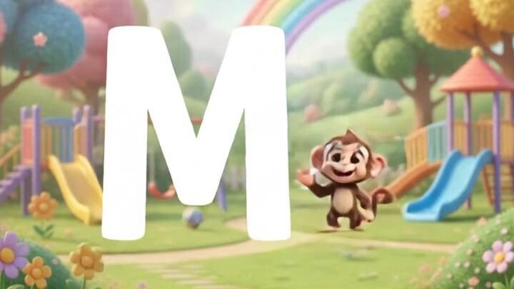 ABC Alphabet Song for Kids 🔤 | M for Monkey, N for Nest, O for Orange, P for Penguin 🐒🪺🍊🐧
