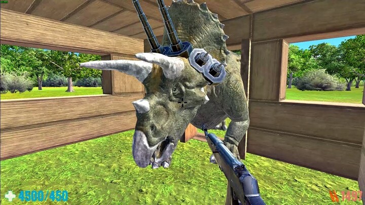 Survive in Cybergrasslands with Dinosaurs. Animal Revolt Battle Simulator