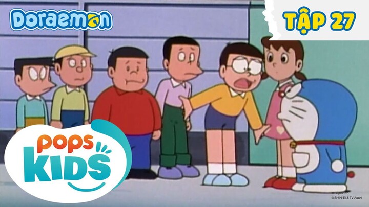 [S1] Doraemon |Tập 27 - Xe Cảnh Sát Bảo Vệ Chính Nghĩa -Hơi Gas Tưởng Tượng | Bản Lồng Tiếng