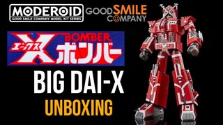 Moderoid - BIG DAI-X Non Scale - X Bomber Xボンバー Model Kit UNBOXING [051]