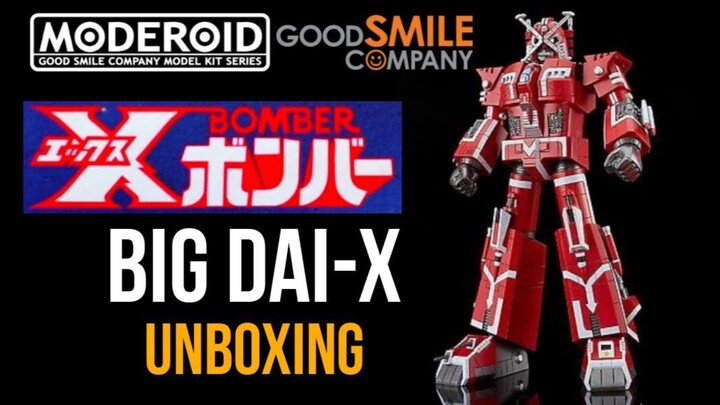 Moderoid - BIG DAI-X Non Scale - X Bomber Xボンバー Model Kit UNBOXING [051]