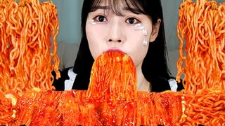 【SULGI】Food that’s so spicy it makes you cry｜Turkey noodle flavored mushrooms｜Spicy fried chicken