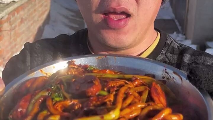 Mi beras tumis pedas geprek