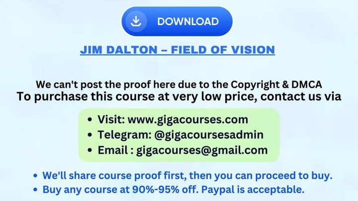 Jim Dalton - Field of Vision