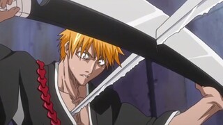 Ichigo was completely defeated by Kenpachi Zaraki, and entered the inner world to fight with Ichigo 