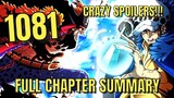 SO MUCH HAPPENED!!! | One Piece Chapter 1081 Spoilers ( CHAPTER SUMMARY)