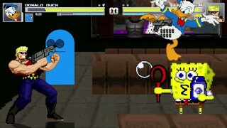 AN Mugen #369: Donald Duck & Bloo VS Duke Nukem & Spongebob