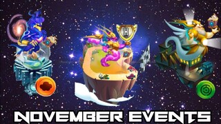 Upcoming November Events (Heroic Race Date) | Dragon City 2020 |