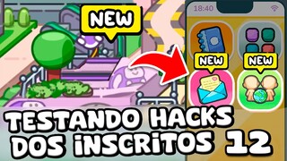 😱👉TESTANDO SEGREDOS E HACKS SECRETOS DOS INSCRITOS NO PAZU AVATAR WORLD #12