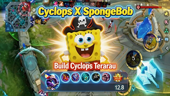Cyclops X SpongeBob! 🧽⚡ Build Terbaru 2026 = Auto MVP & Hancurkan Lawan! 💥 Gak Cuma Lucu