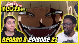 HIMIKO TOGA'S PAST! | My Hero Academia Season 5 Episode 21 Reaction