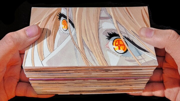 Hand-painted 305 sheets! See Chainsaw Man on paper