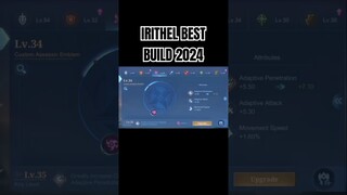 Irithel Best Build 2024 #shorts #mlbb