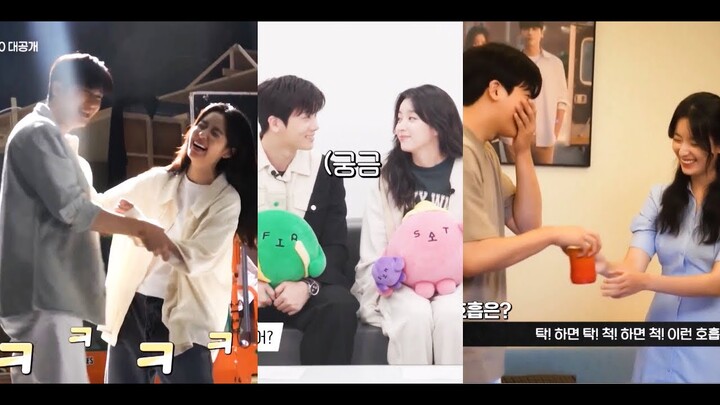 HAN HYOJOO & PARK HYUNGSIK CUTE MOMENTS + FIRST IMPRESSIONS