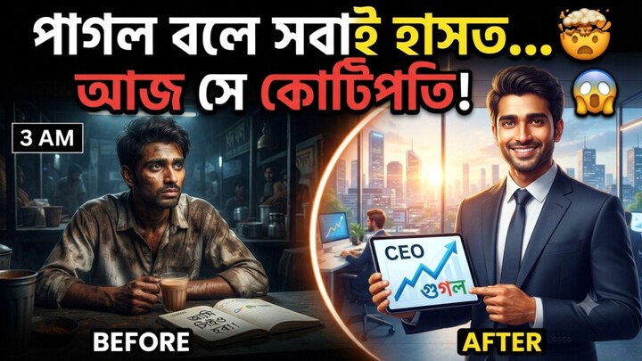 "পাগল বলে সবাই হাসত, আজ সে কোটিপতি! 🤯 | 1 Minute Viral Story"
