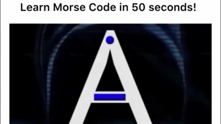 Learn Morse Code In 50 Seconds !