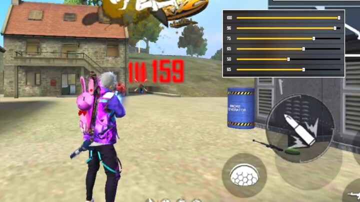 SENSITIVITAS FF AUTO HEADSHOT TANPA DPI 2021 || WORK SEMUA SENJATA - FREE FIRE