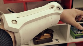 Wind of I: Handmade Steel Arm of Fullmetal Alchemist, Simple Drawing of Gauntlet