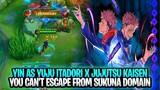 Yin As Yuji Itadori From Jujutsu Kaisen Nonstop Legendary Gameplay | Mobile Legends: Bang Bang