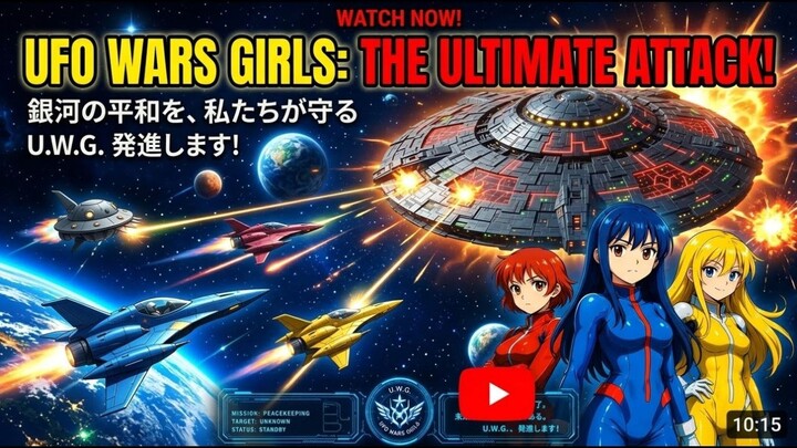UFO WARS GIRLS BOSS Battle II - vs UFO Piring Rangkasa Api