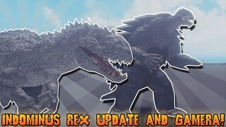 GAMERA AND INDOMINUS REX UPDATE! | Roblox Kaiju World