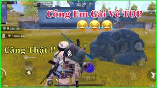 PUBG Mobile | LiVik Căng Thật - 😂 Cõng Em Gái Chạy Bo Lấy TOP | NhâmHNTV