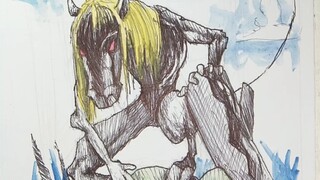 "TIKBALANG" philippine mythical creature 💥| quick sketch ✨