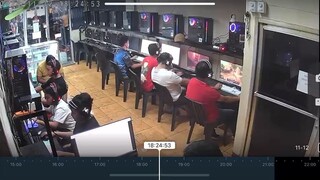 cctv footage puffing joe vape shop and internet cafe