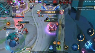 sekali angkat triple kill | mobilegend bang bang