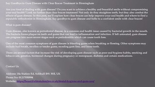 Gum Disease Treatment Clear Braces Birmingham