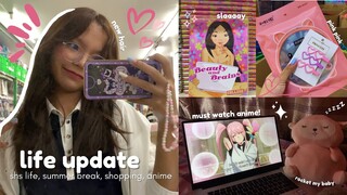 [vlog] 🌷🧸 life update: shs life, summer break, getting waxed, shopping | Philippines 🇵🇭