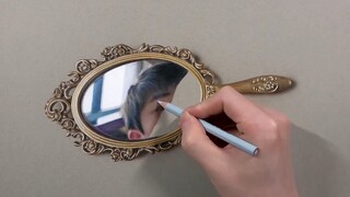 画个镜子  露个脸