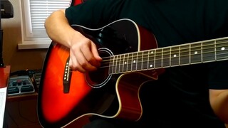 Harley Benton D-120CE VS _ Зеленоглазое такси fingerstyle cover