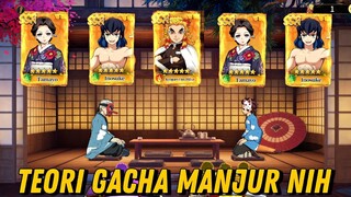 KEHOKIANKU KEMBALI !! GACHA 100x PANEN 5 HERO SSR - DEMON SLAYER BLADE OF HASHIRA