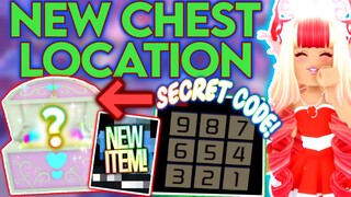 A SECRET CHEST WITH A NEW CODE IN ROYALE HIGH! 🤫 ROBLOX Royale High Christmas Update