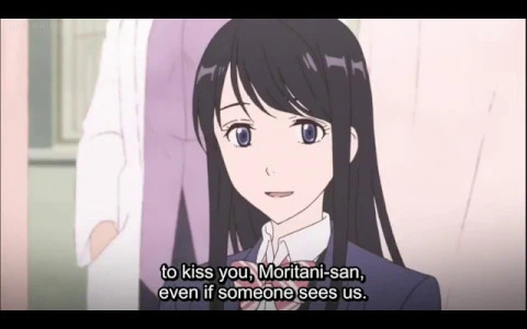 Fragtime-Kissing Scene-Yuri Anime Moment