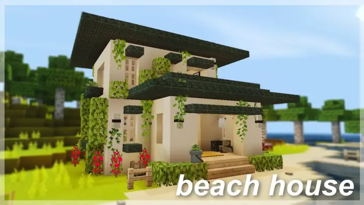 Minecraft Boho Loft Apartment Aesthetic Tutorial Bilibili - How To Decorate Coastal Cottage Styles In Minecraft
