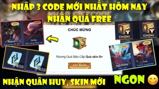 GiftCode Liên Quân | Nhập 3 Code Liên Quân Mới Nhất Nhận Quân Huy Và Skin Quà Cực Ngon Toàn Sever