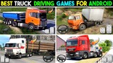 TOP 5 MOST REALISTIC TRUCK SIMULATOR GAMES FOR ANDROID & IOS 2022 l Truck Driving game