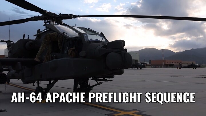 AH-64 Apache Preflight Startup | Ivy Mass