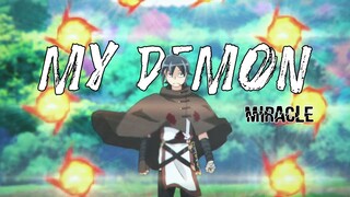 จันทรานำพาสู่ต่างโลก [ AMV ] My demon / Tsuki ga Michibiku Isekai Douchuu