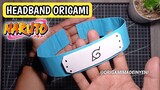 How to make a paper Headband Naruto | Origami Naruto Cosplay