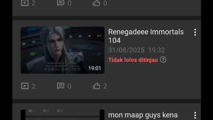 mon maap guys kena take down lagi RI