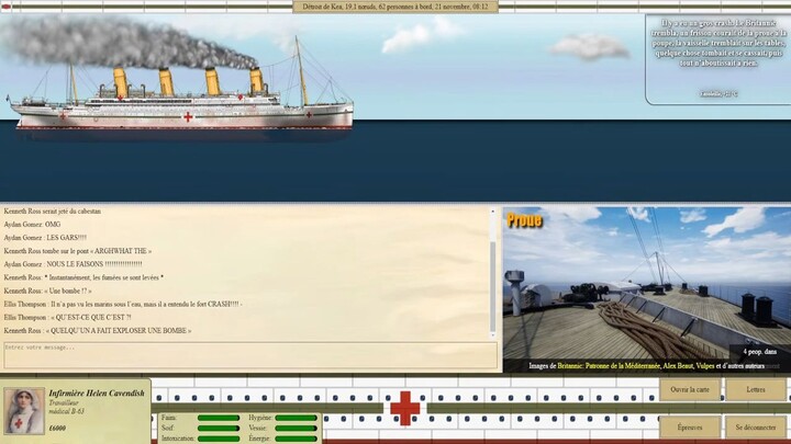 🔴Britannic Voyage RPG 2022 - Le Naufrage Du HMHS Britannic (Survire Ou Mourir)