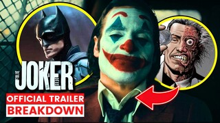 BATMAN & HARVEY DENT MUNCUL ?! | JOKER FOLIE A DEUX TRAILER BREAKDOWN DETAILS EASTER EGGS