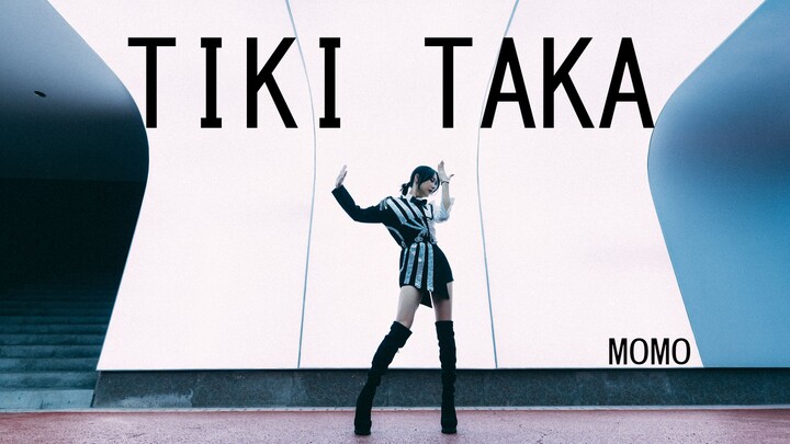 【Momo Full Dance】A nostalgic classic, “TIKI TAKA” — sleek black heels and a cool black gown, absolut