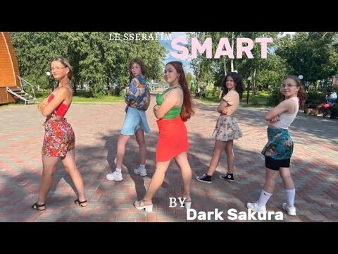 [KPOP IN PUBLIC | ONE TAKE] LE SSERAFIM - SMART | DANCE COVER  by DARK SAKURA from RUSSIA